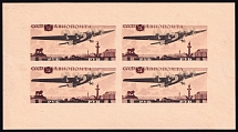 1937 The All-Union Avion Fair, Soviet Union USSR, Souvenir Sheet (MNH)