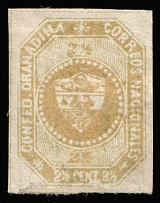 1859 2,5c Colombia, South America (Mi 1, CV $170)