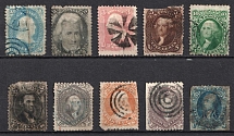 1861-67 United States (Mi. 16 - 25, Canceled, CV $1,250)