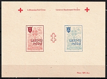 1946 Augsburg, Lithuania, Baltic DP Camp, Displaced Persons Camp, Souvenir Sheet (Wilhelm Bl. 2 B, CV $90)
