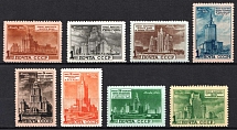 1950 Moscow Skyscrapers, Soviet Union, USSR (Full Set, MNH)