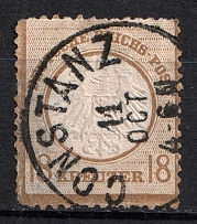 1872 18kr German Empire, Germany (Mi. 11, Signed, Canceled, CV $650)