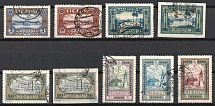 1932 Lithuania (Mi. 316A-317A, 319A-323A, 319B-320B, Canceled, CV $40)