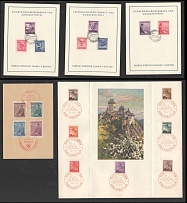 Bohemia & Moravia, Germany, Stock of Souvenir Sheets (Commemorative Cancellations)