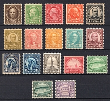 1922-25 Regular Issue, United States, USA (Scott 551 - 570, CV $80)