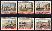 1953 Volga - Don Canal, Soviet Union, USSR, Russia (Zv. 1635 - 1640, Full Set, MNH)
