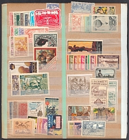 Worldwide, Stock of Cinderellas, Non-Postal Stamps, Labels, Advertising, Charity, Propaganda (#414B)