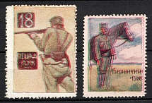 1916-18 Serbia, Serbian Army Battalion, World War I Military Propaganda (SHIFTED Background)