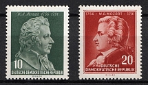 1956 German Democratic Republic, Germany (Mi. 510 - 511, Full Set, CV $30, MNH)