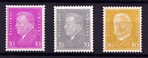 1930 Weimar Republic, Germany (Mi. 435 - 437, Full Set, CV $200, MNH)