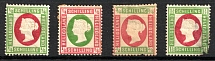 1873 Heligoland, Germany (Mi. 8, 8 c, 9, 10, CV $230)
