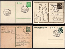 1933-39 Third Reich, Germany, Postal Cards (Commemorative Cancellations)