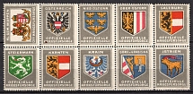 Austria, 'Official Military Support', Coats of arms of the regions of Austria, World War I Military Propaganda, Block