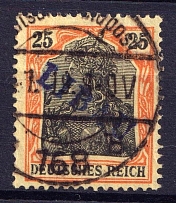1919 25pf Liepaja Libau, Latvia, German Occupation, Germany (Mi. 5 A, CV $980, Canceled)