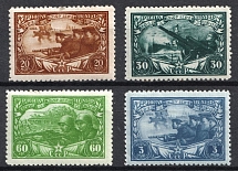 1943 25th Anniversary of the Red Army and Navy, Soviet Union, USSR (Full Set, MNH)