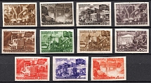 1947 The Reconstruction, Soviet Union, USSR (Imperforated, Full Set, MNH)