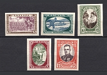 1932 Latvia (Imperforated, Full Set, CV $50, MH/MNH)