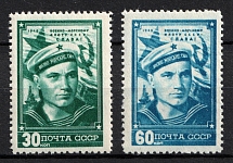 1948 The Navy of the USSR Day, Soviet Union, USSR, Russia (Full Set, MNH)