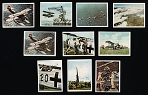 Luftwaffe German Air Force, Third Reich WWII Military Propaganda, Germany (Collectible Cards)