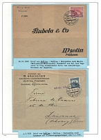 1928-30 Czechoslovakia, Carpahto-Ukraine territory Postal History, Two Covers