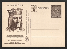 1940 'Heinrich I', Propaganda Postcard, Third Reich Nazi Germany