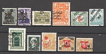 World Stamps Displaced Overprints Group (MH/Cancelled)