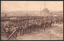 1919 Jablonne (Germany-Czech), Ukraine Legion Brigade Army Camp in Czech, VINT Postcard