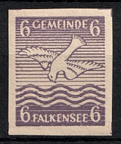 1945 6pf Falkensee, Germany Local Post (Mi. 2 U, Unofficial Issue, CV $40, MNH)