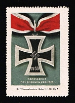 'Grandcross of the Iron Cross', Collection Stamps, Third Reich WWII Military Propaganda, Germany