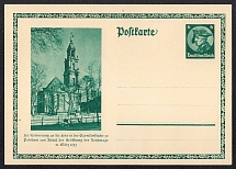 1933 New Reichstag in Potsdam, Third Reich, Germany, Postal Card