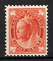 1897-98 8c Canada (SG 148, CV $110, MNH)
