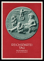 1939 Nuremberg, Third Reich WWII, German Propaganda, Germany, Postal Card (Mint)
