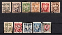 1919 Poland (Full Set, Canceled, CV $50)