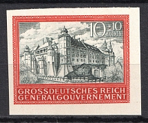 1944 General Government, Germany (Imperforated, Full Set, CV $30, MNH)