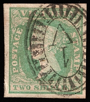 1854 2S Victoria, Australia (SG 35, Canceled, CV $300)