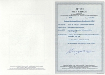 1941 30k Telsiai, Lithuania, German Occupation, Germany (Mi. 21 III, Certificate, Corner Margin, CV $590, MNH)