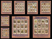 Tobler Chocolate, Zeppelins, Airplanes, Germany, Stock of Cinderellas, Non-Postal Stamps, Labels, Advertising, Charity, Propaganda (#428)