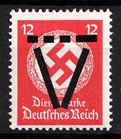 1945 12pf Saulgau (Wurttemberg), Germany Local Post (Mi. XIX, Unofficial Issue, CV $140, MNH)