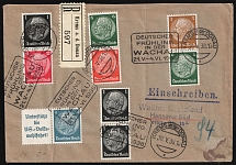 1938 (30-31 May) 'German Spring in Wachau', Third Reich, Germany, Enroll, Rare Postmark, Registered Cover from Krems-on-Danube to Hannover