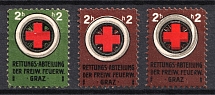 Austria, Red Cross, 'Volunteer Rescue Department. Fire Department in Graz'