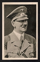 1938 (22 Mar) Hitler, Field Post, Feldpost, Czechoslovakia, Third Reich Propaganda, Postcard