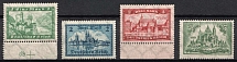 1924-27 Weimar Republic, Germany (Mi. 364 X - 367 X, Full Set, CV $470, MNH)