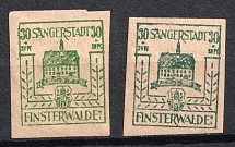 1946 30+20pf Finsterwalde, Germany Local Post (Mi. 9 a, 9 b, CV $20)